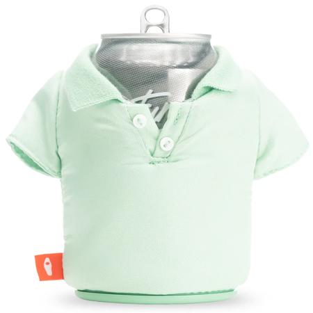 Puffin Polo Shirt Can Coozie Seafoarm