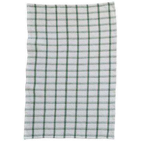 Holiday Kitchen Towel Green Grid