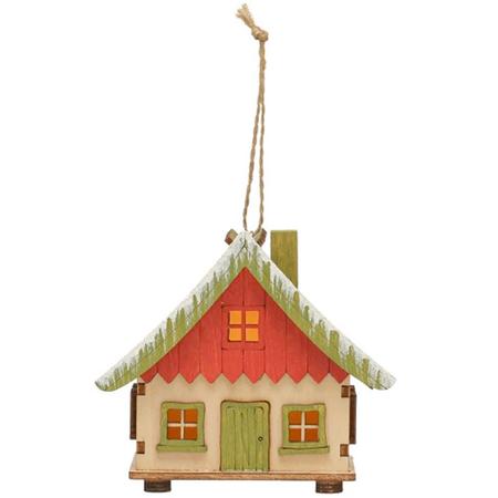 Illuminated Chalet Ornament Medium