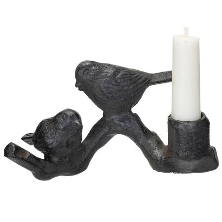 Birds-On-A-Branch Taper Candle Holder