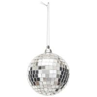 Disco Ball Mirrored Ornaments Set/6