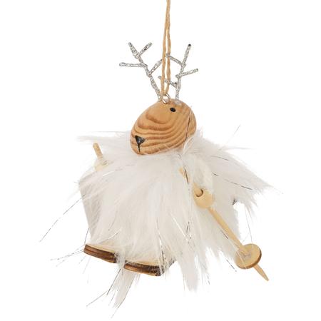 Skiing Reindeer Ornament