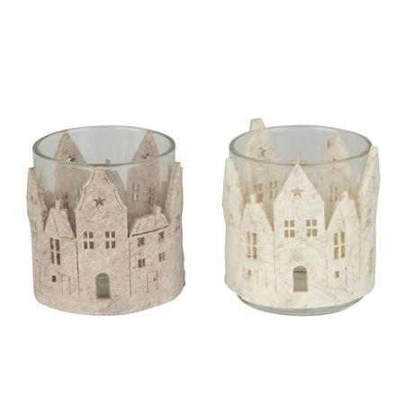 House Votive Candle Holders