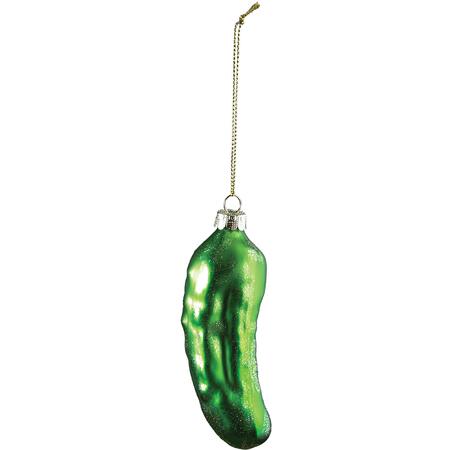 Glass Pickle Ornament 4.5