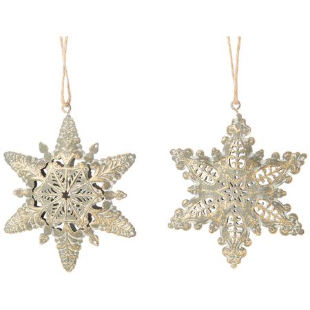 Metal Snowflake Ornaments