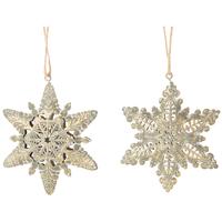 Metal Snowflake Ornaments