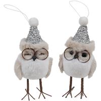 Owls w/Glasses Table Pieces