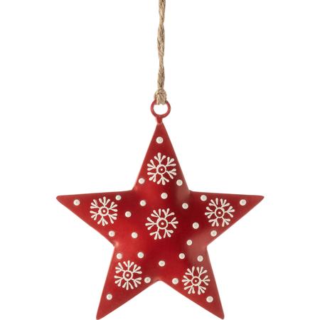 Painted Metal Star Ornament 4