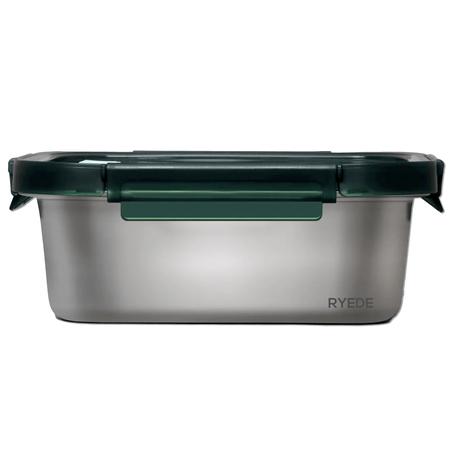 Microwavable Stainless-Steel Container 20 ozs. Square