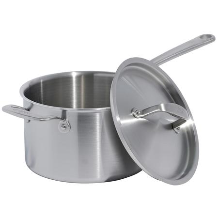 Made In Stainless-Steel Saucepan 4-qt.