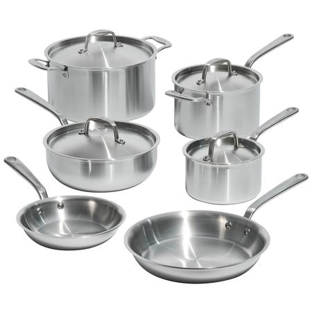 Made In Stainless-Steel Cookware 10-pc. Set