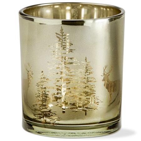 Mercury Glass Votive Candle Holder