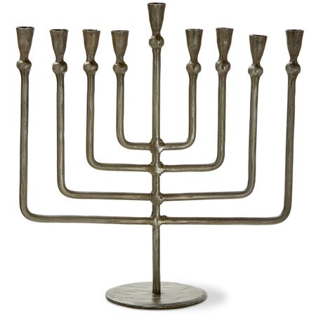 Wrought Iron Menorah