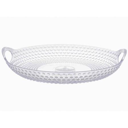 Hobnail Acrylic Serving Tray