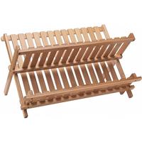 Folding Bamboo Dishrack