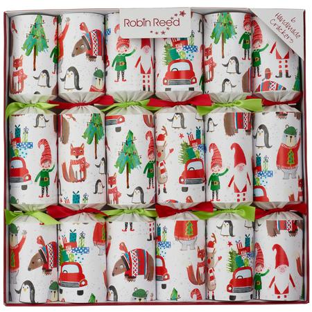 Robin Reed North Pole Crackers Set/6