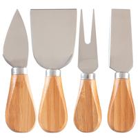 Bamboo Handled Cheese Tool Set/4