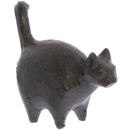 Botero Cast-Iron Cat