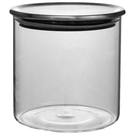 Glass Canister w/Stainless Lid 600ml