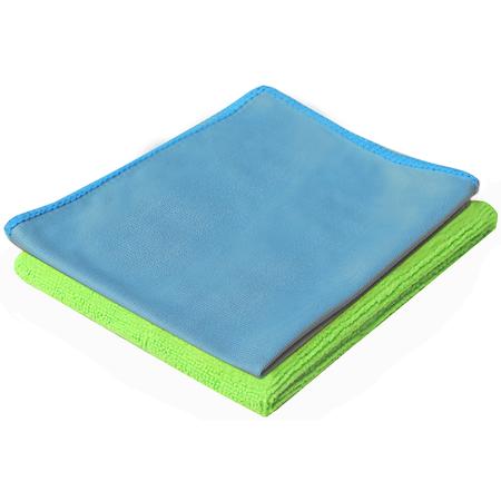 Greener Cleaner Microfiber Cloth Kitchen Kit Set/2