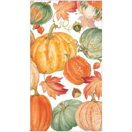 Paper Guest Towels Pumpkin Field