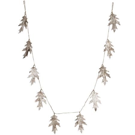 Birch Bark Oak Leaf Garland