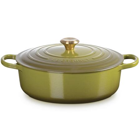 Le Creuset 6.75-qt. Wide Round Oven Olive