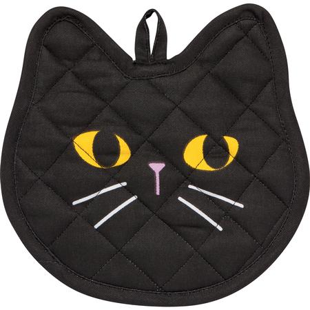 Black Cat Potholder