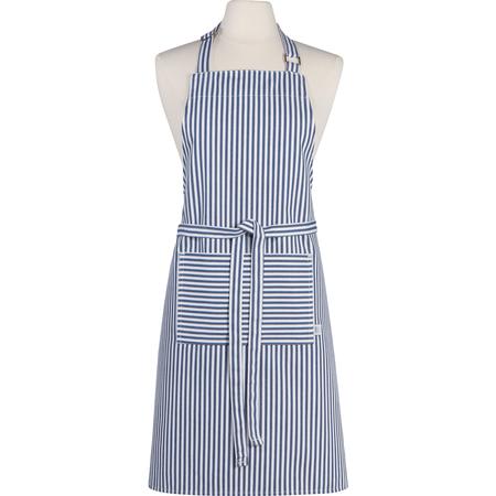 Narrow Stripe Apron Royal