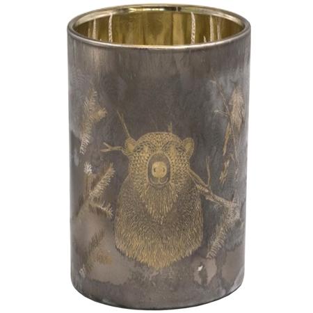 Silver Frost Votive Candle Holder