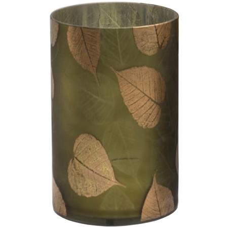 Aspen Leaf PIllar Candle Holder 6