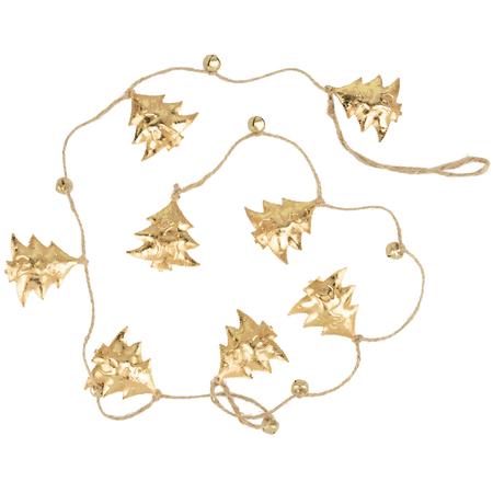 Gold Metal Tree Garland 48