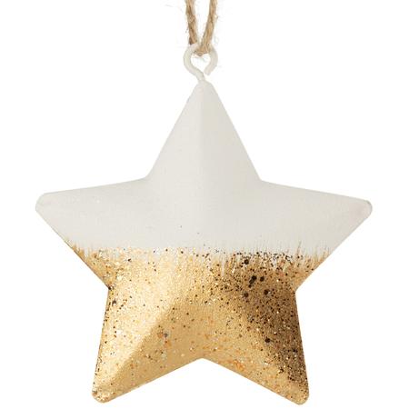 Gold-Dipped Metal Star Ornament 3