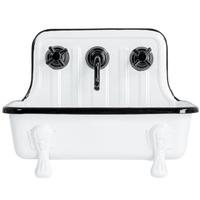 Sink-Style Soap Dish White