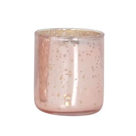 Mercury Glass Speckled Votive Candle Holder