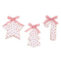 Peppermint Sprinkles Cookie Ornaments