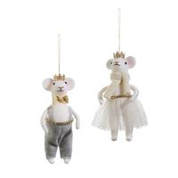 Royal Mouse Ornaments