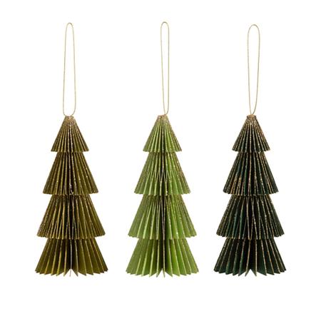 Honeycomb Paper Tree Ornaments