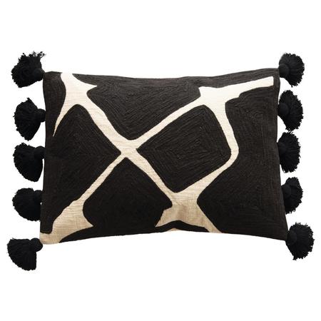 Tassled Lumbar Pillow