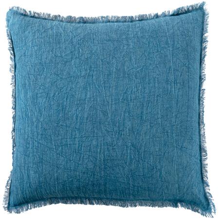 Stonewashed Linen Pillow Navy