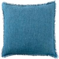 Stonewashed Linen Pillow Navy