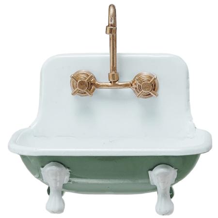 Sink-Style Soap Dish Green