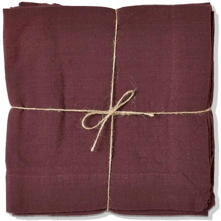 Threads Slub-Weave Napkin Plum