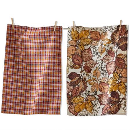 Gathering Leaves Kitchen Towels Set/2