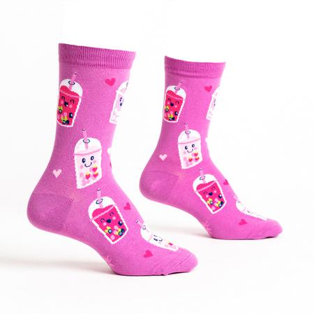 Women's Crew Socks Feeling Bubbly