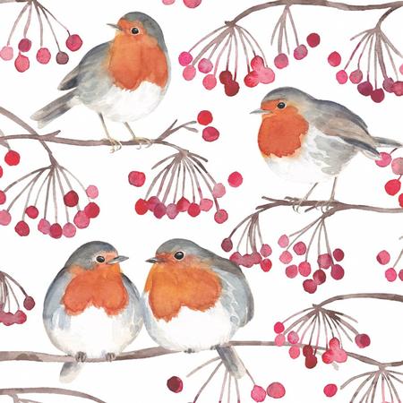 Paper Beverage Napkins Birds & Berries