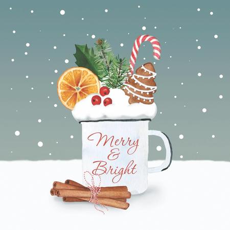 Paper Beverage Napkins Merry & Bright