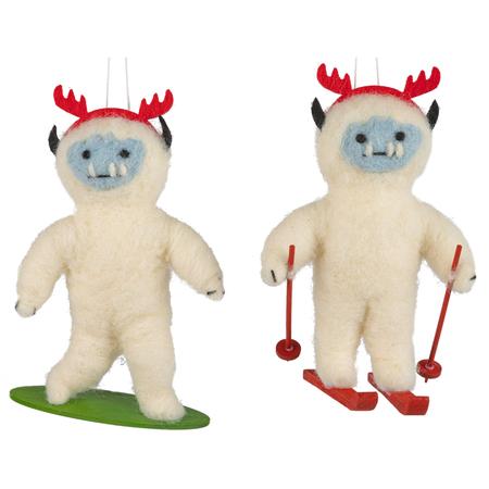 Downhill Yeti Ornaments