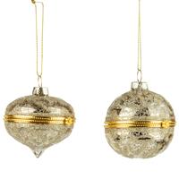 Hinged Keepsake Glass Ornaments