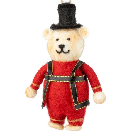 King's Guard Bear Felt Ornament 5